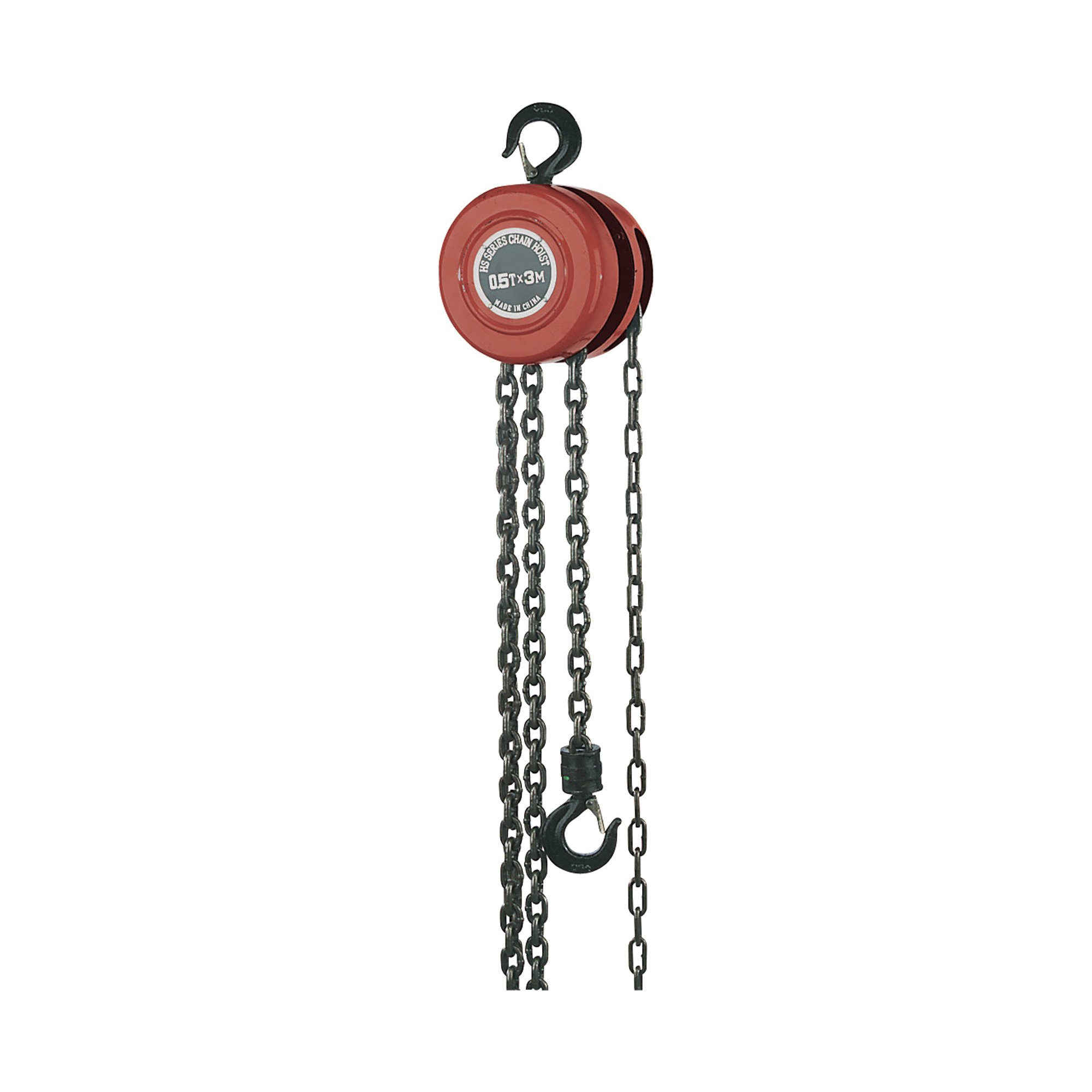 Northern Industrial Manual Gear Chain Hoist — 1-Ton Lift Capacity
